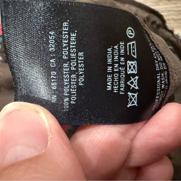 Anthropologie Carnation Lilly Blouse Women’s L Brown Sequin Beaded Sheer Boho - Picture 8 of 12